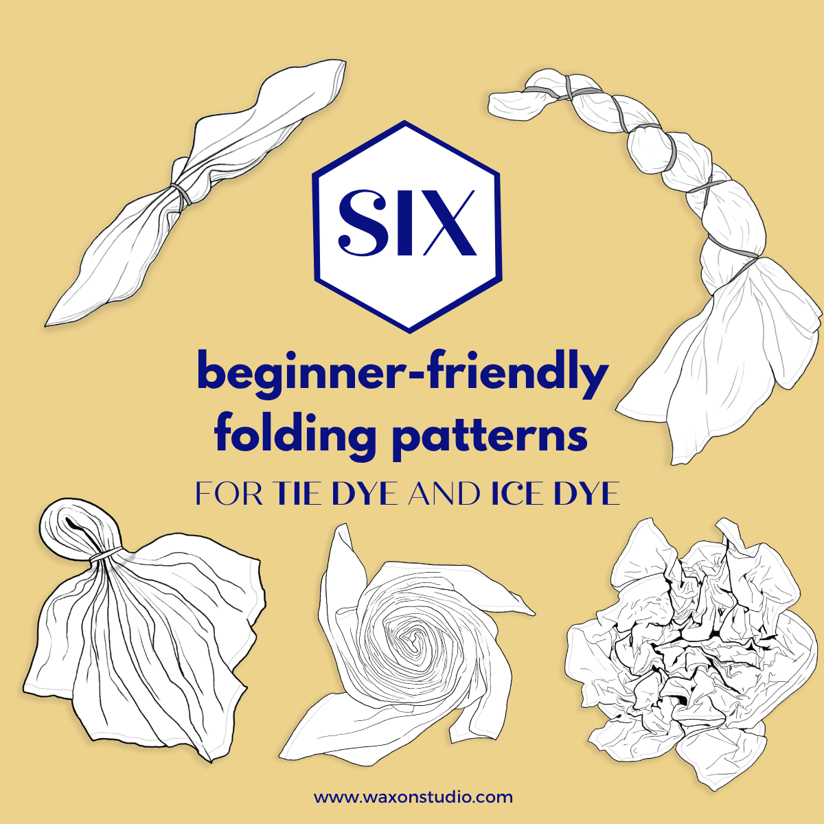 WAXON's Six Favorite Folding Patterns Digital Download