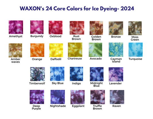 Individual Ice Dye Colors