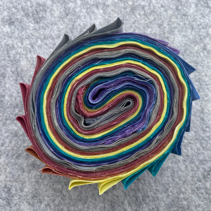 Hand Dyed Jelly Roll Gradient Strip Set (18 pcs)