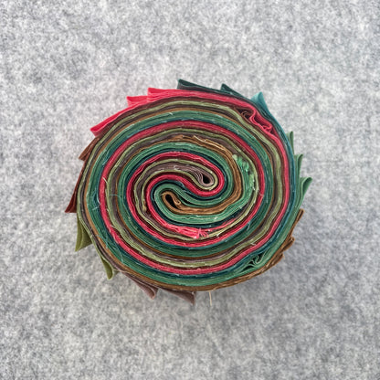 Hand Dyed Jelly Roll Gradient Strip Set (18 pcs)