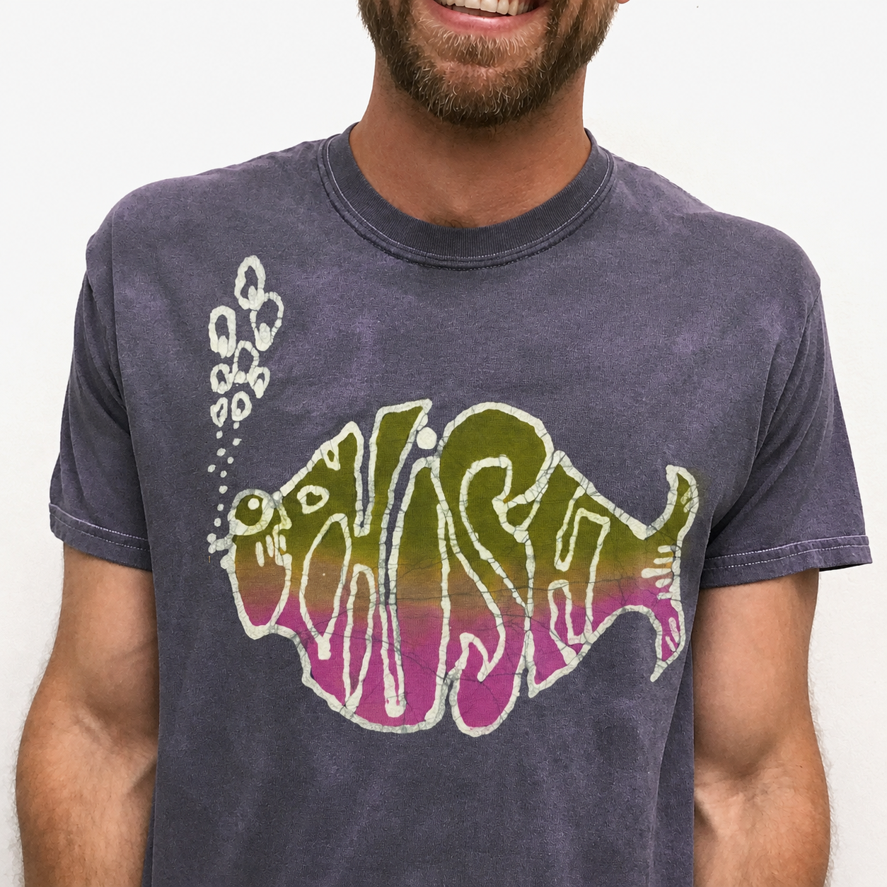 Hand-Painted OG Phish Batik Unisex T-Shirt