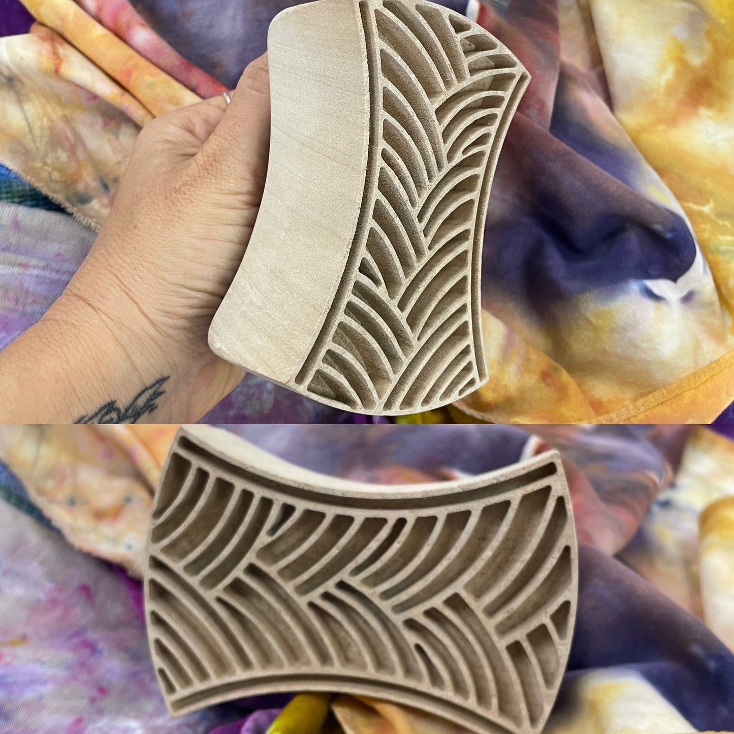 Batik Woodblocks carved exclusively for WAXON