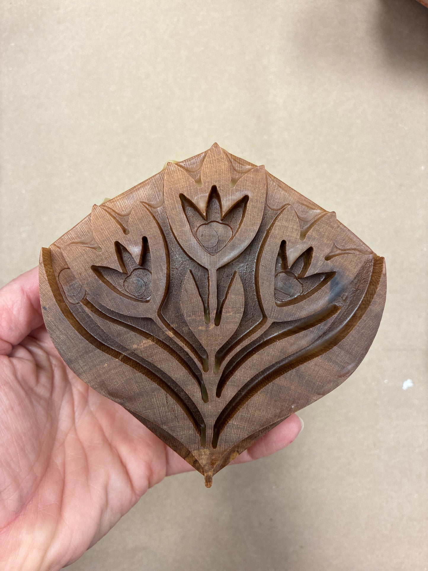 Batik Woodblocks carved exclusively for WAXON