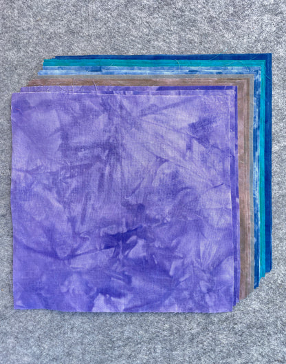 Hand Dyed Gradient Layer Cake (16 squares)