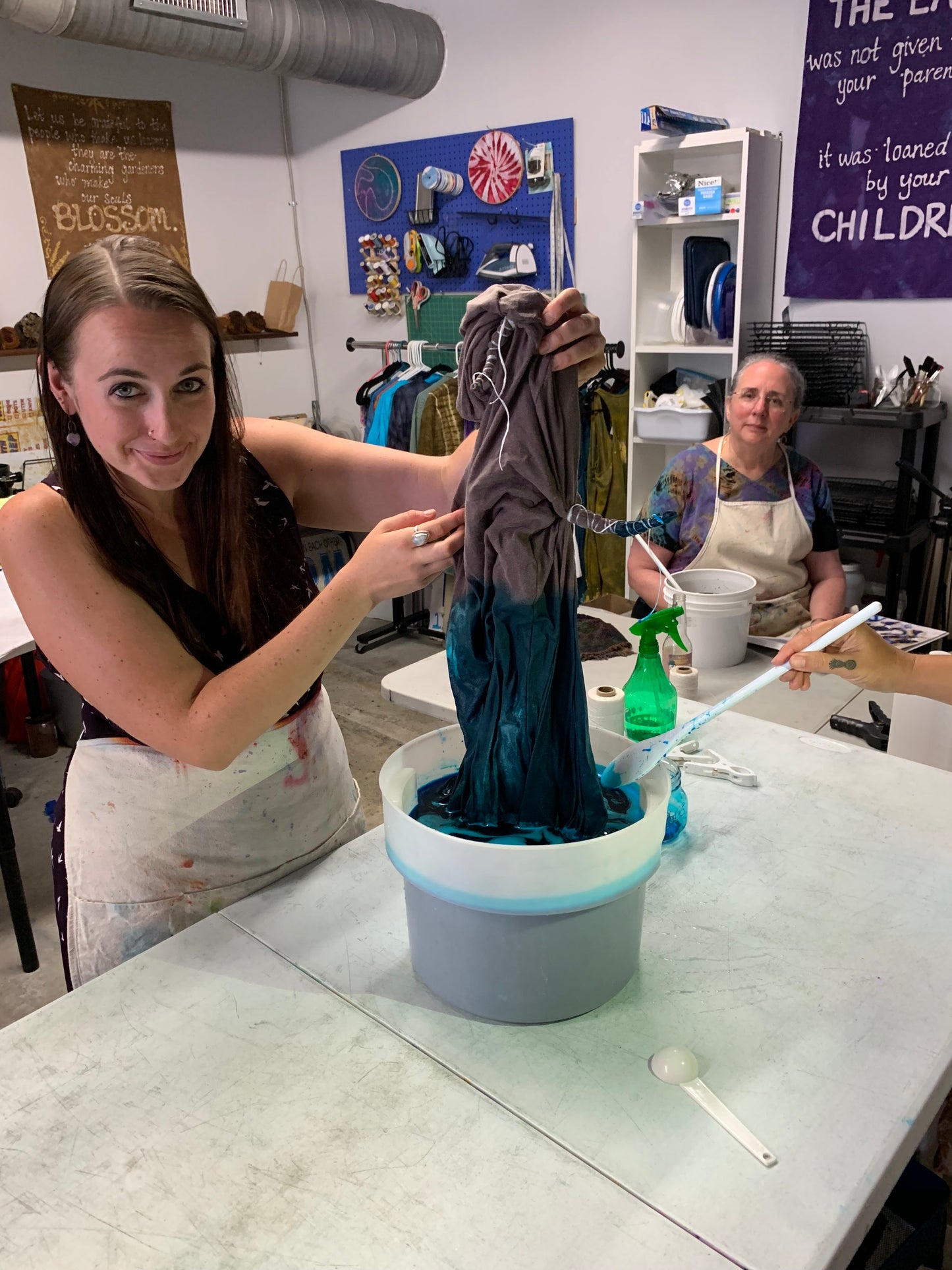 Online Shibori class kit for 2/22/25