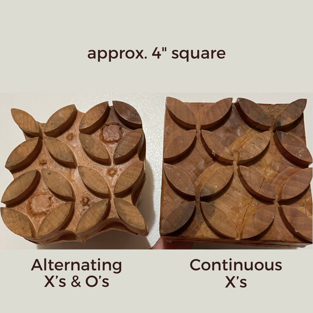 Batik Woodblocks carved exclusively for WAXON