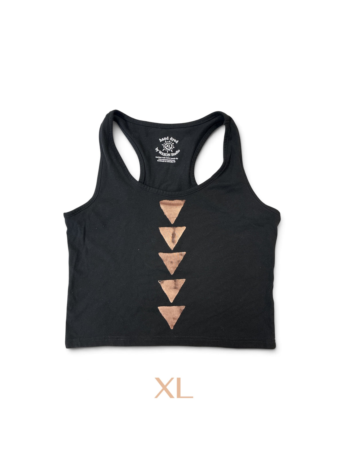 Black Classic Triangle Crop Top, WAXON's 10 Year Anniversary Reproduction