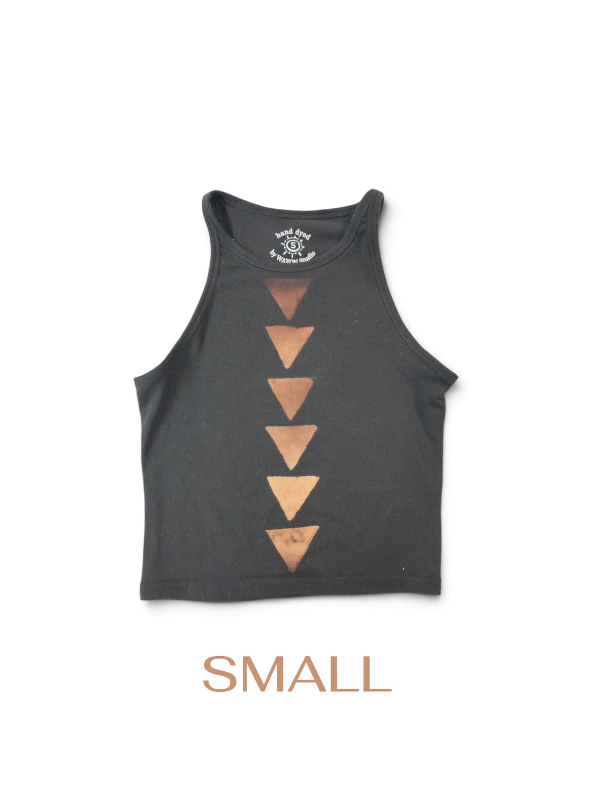 Black Classic Triangle Crop Top, WAXON's 10 Year Anniversary Reproduction