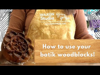 Batik Woodblocks carved exclusively for WAXON