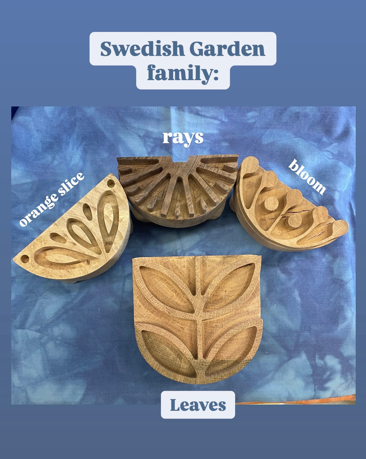 Batik Woodblocks carved exclusively for WAXON