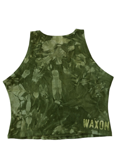 Trumpet Flower Batik Crop Top