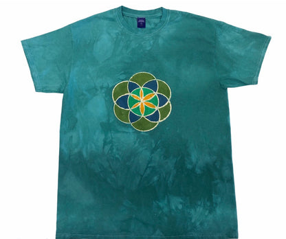 Seed of Life Batik Unisex T-Shirt