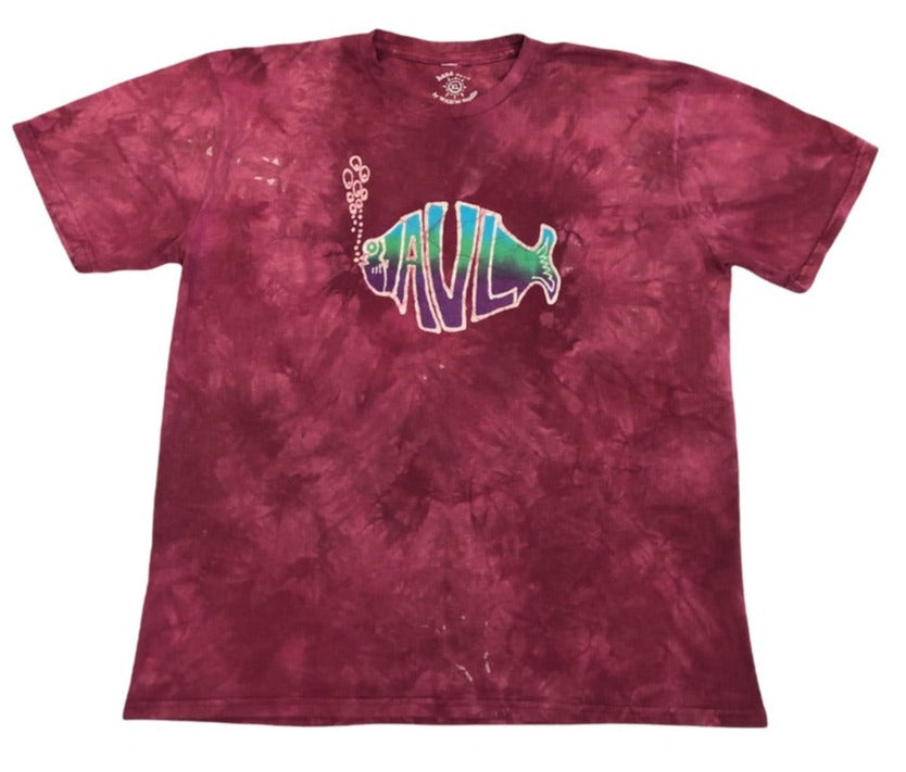 Hand-Painted AVL "Phish" Batik Unisex T-Shirt