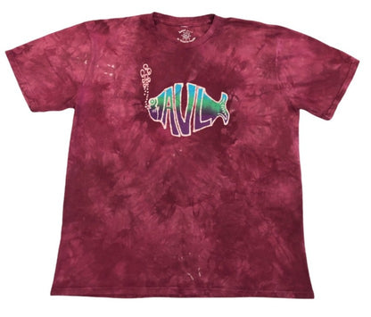 Hand-Painted AVL "Phish" Batik Unisex T-Shirt