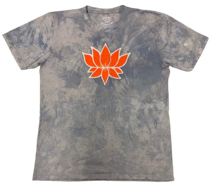 Hand-Painted Lotus Batik Unisex T-Shirt