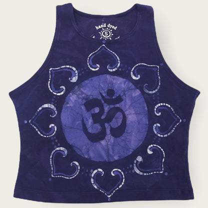 OM Batik Halter Crop Top