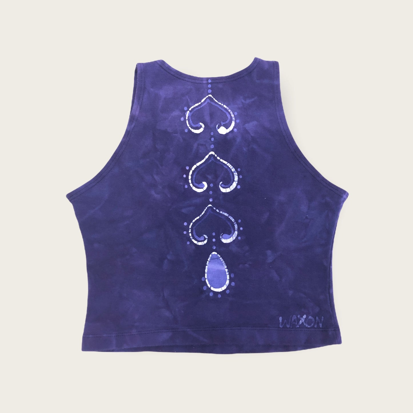 OM Batik Halter Crop Top