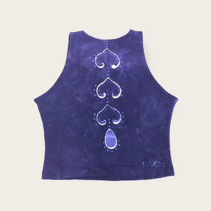 OM Batik Halter Crop Top