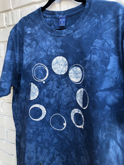 Moon Phase Batik Unisex T-Shirt