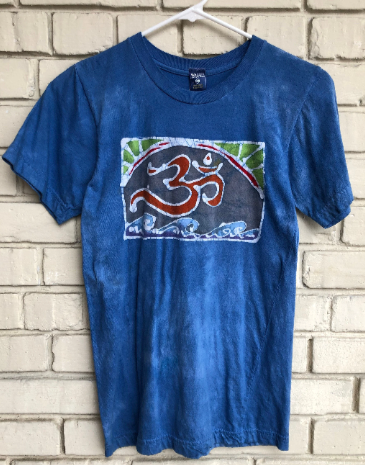 OM Waves Batik Unisex T-Shirt