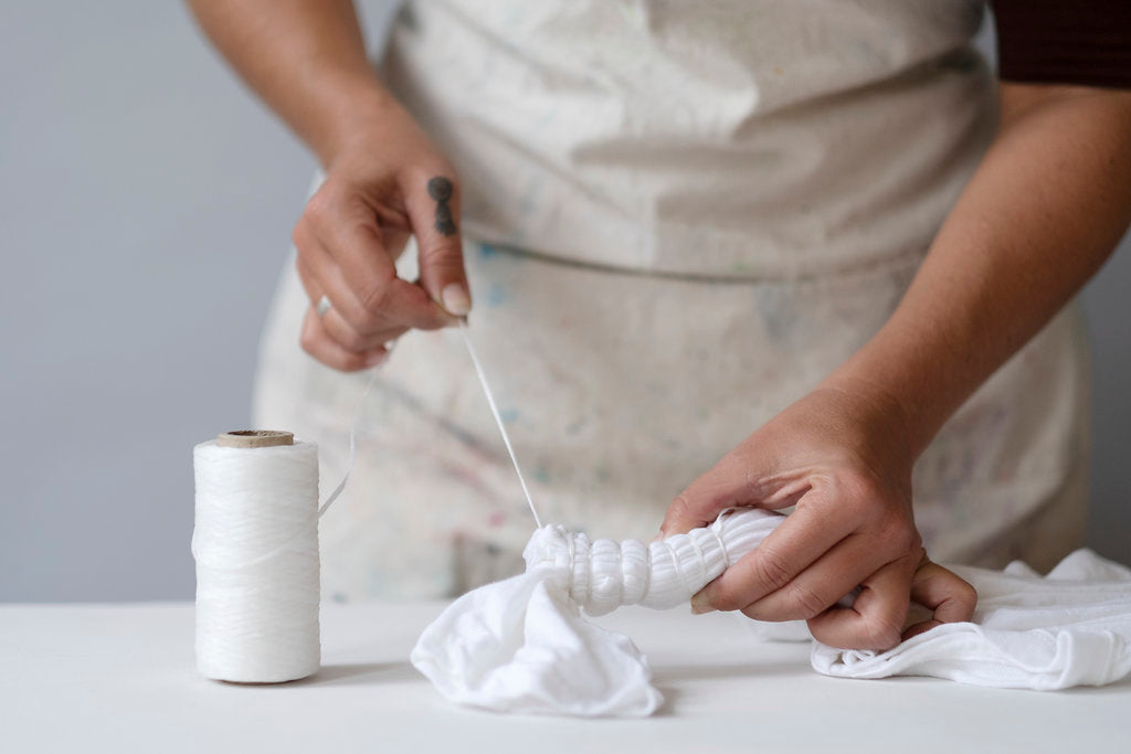 Online Shibori class kit for 2/22/25