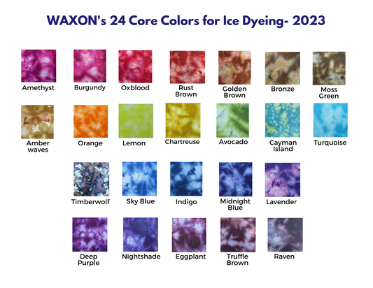 The Whole Ice Dye Kit & Caboodle: All 24 colors + our Budget Kit!