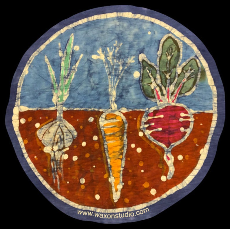 Veggie Garden Batik Sticker