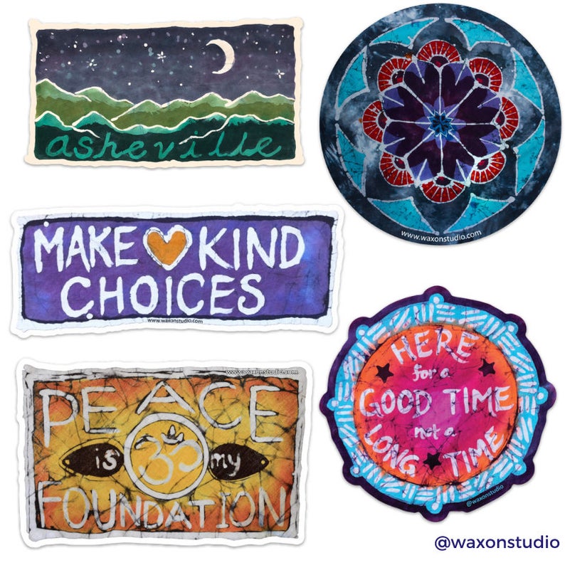 Stickers: Batik Multi-pack | 15 Original Designs