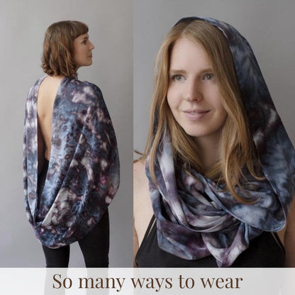 CUSTOM Dyed Lightweight Infinity Bamboo Scarf/Shawl
